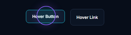cursor ring hover effect demo