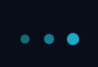 Pulse Loader with three animated cyan dots