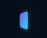 Square Flip Loader with cyan and purple gradient 3D flip animation